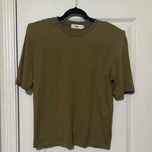 Frankie shop women should pad tee shirt size small